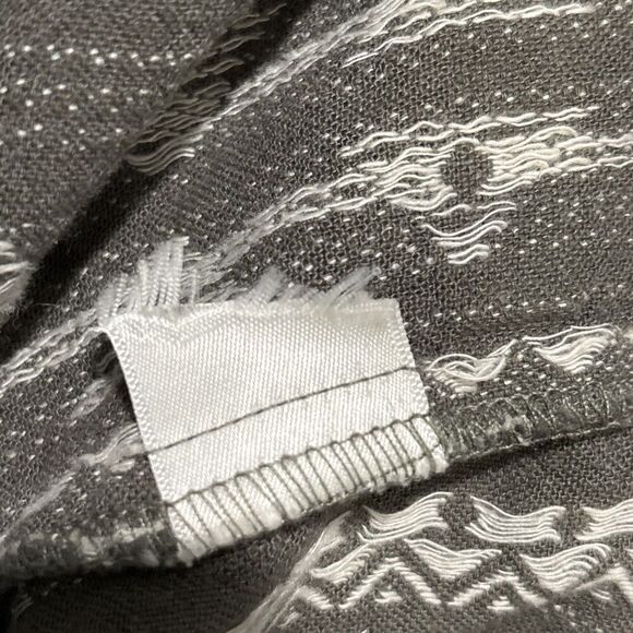 Splendid Women's Olive Green Freesia Long Sleeve Linen Button-Up Shirt Top Small - Picture 14 of 14